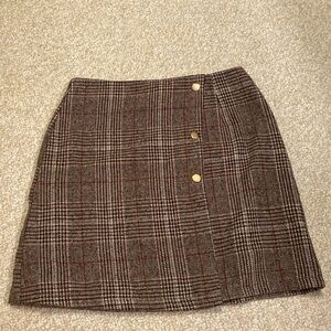 *Almost New* Brown Tweed Skirt